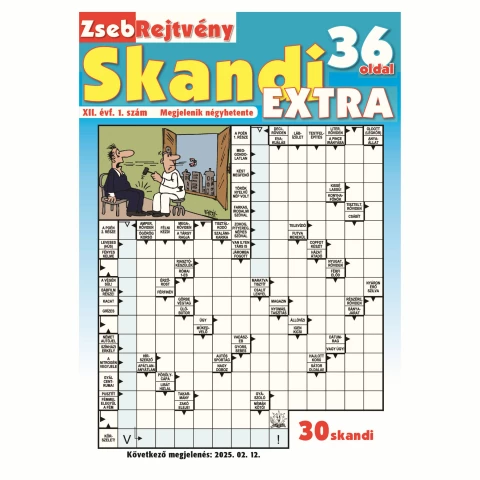 Zsebrejtvény Skandi Extra