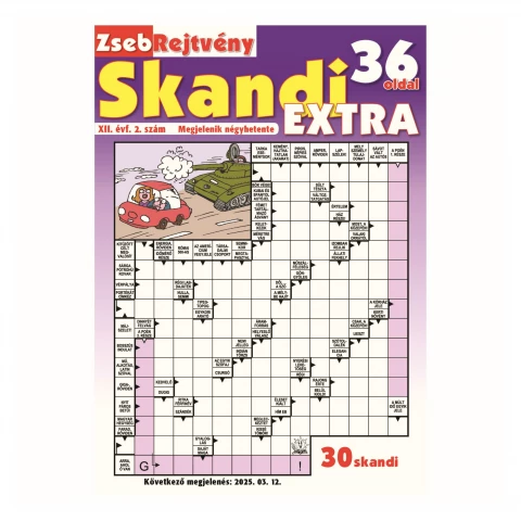 Zsebrejtvény Skandi Extra