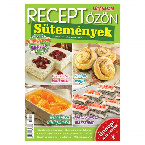 Receptözön Sütemények (Ksz.)