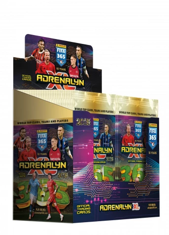 Panini Fifa 365 ADRENALYN XL 2025 kártya orig doboz