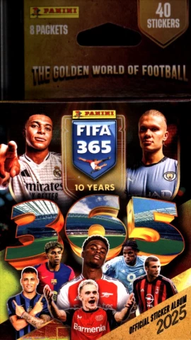  Panini Fifa 365 Eco blister-40 matrica, 8 csomag