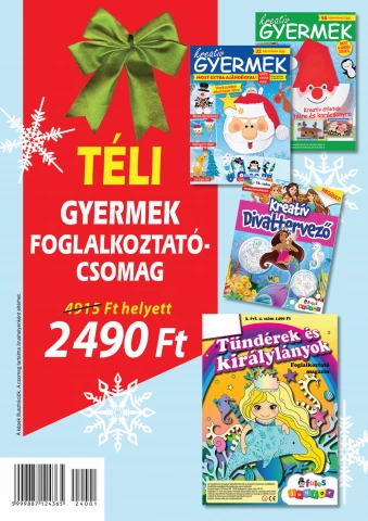 Téli gyermek foglalkoztató csomag