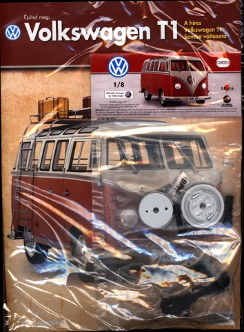  Volkswagen T1 - Építsd meg a Volkswagen T1 Samba modelljét.