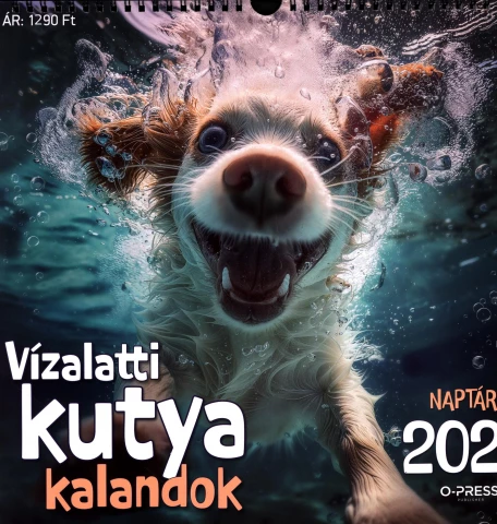  Vízalatti kutyakalandok naptár 2025