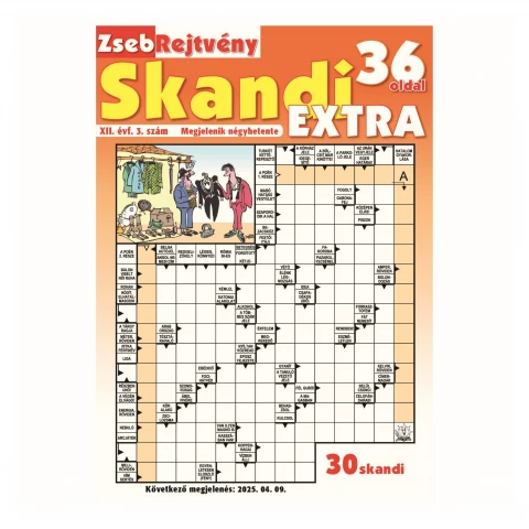 Zsebrejtvény Skandi Extra