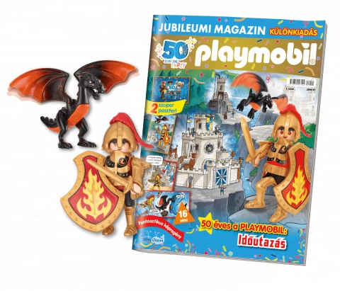  Playmobil50 Jubileumi magazin(kék)-Jubileumi magazin különkiadás