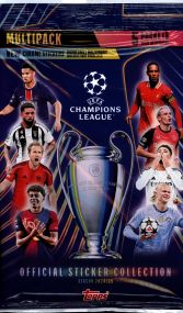  UEFA CL Topps Multipack 6 tasak kártyával A4-es