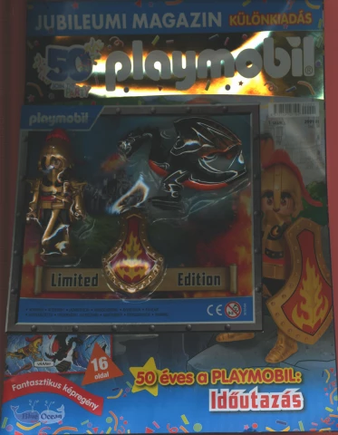  Playmobil50 Jubileumi magazin(kék)-Jubileumi magazin különkiadás